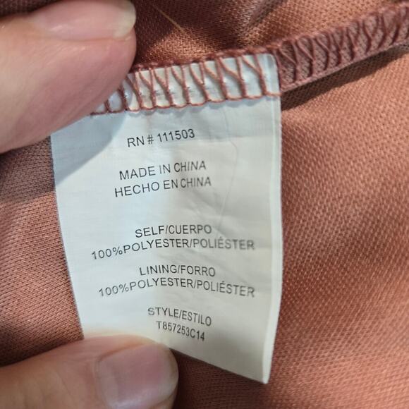 Luxology Floral Print Ruffled Top Blouse Size M Garden Girl Feminine Coquette - Picture 10 of 10